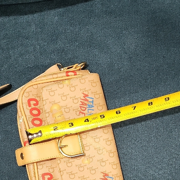 Trendy Beige Crossbody Bag with Colorful Accents - Picture 13 of 13